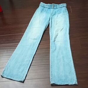 Blanknyc The Delancey Jeans Women's Size 25 High Rise Braided Waist